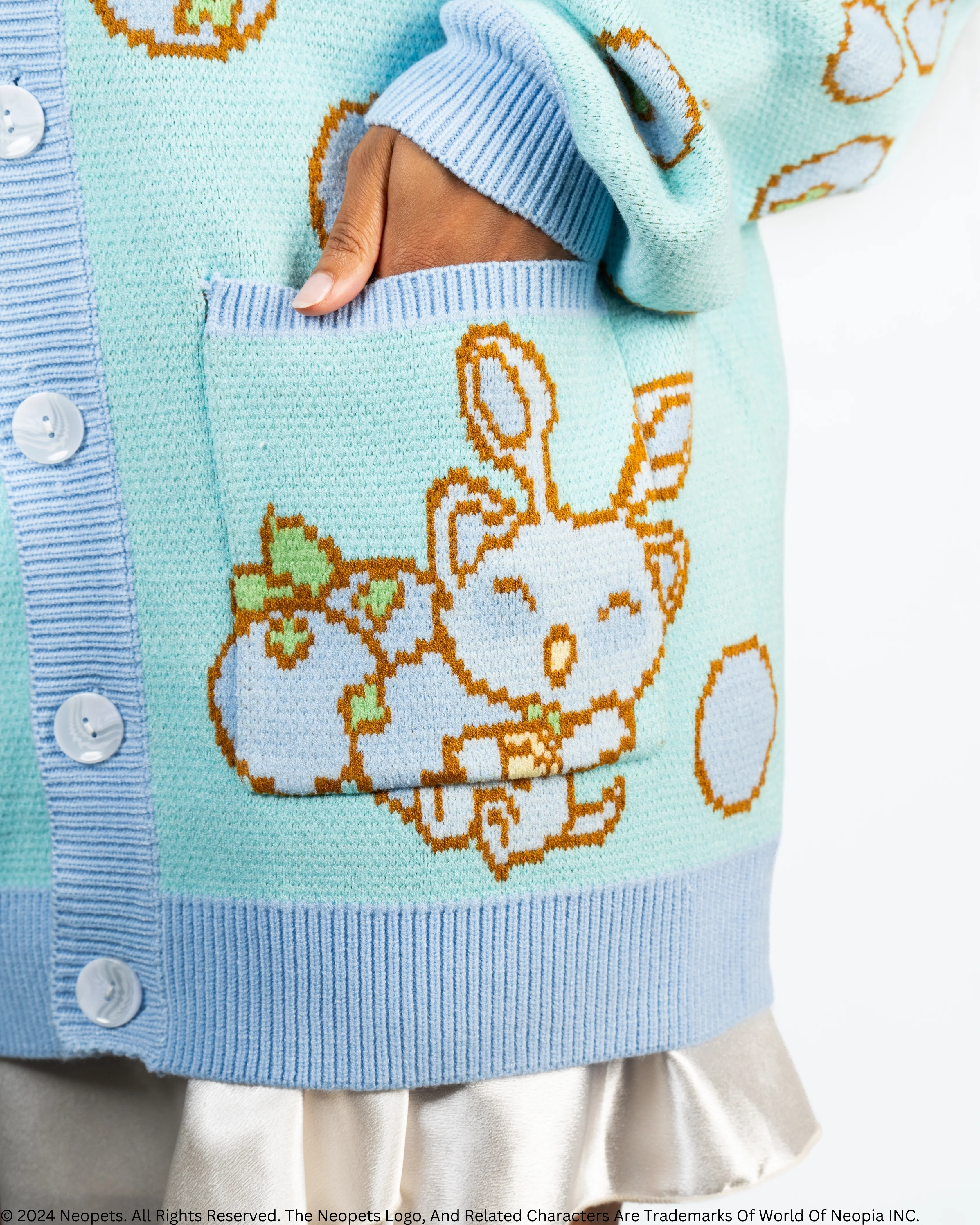 Baby Aisha Blueberry Cardigan - Image 5