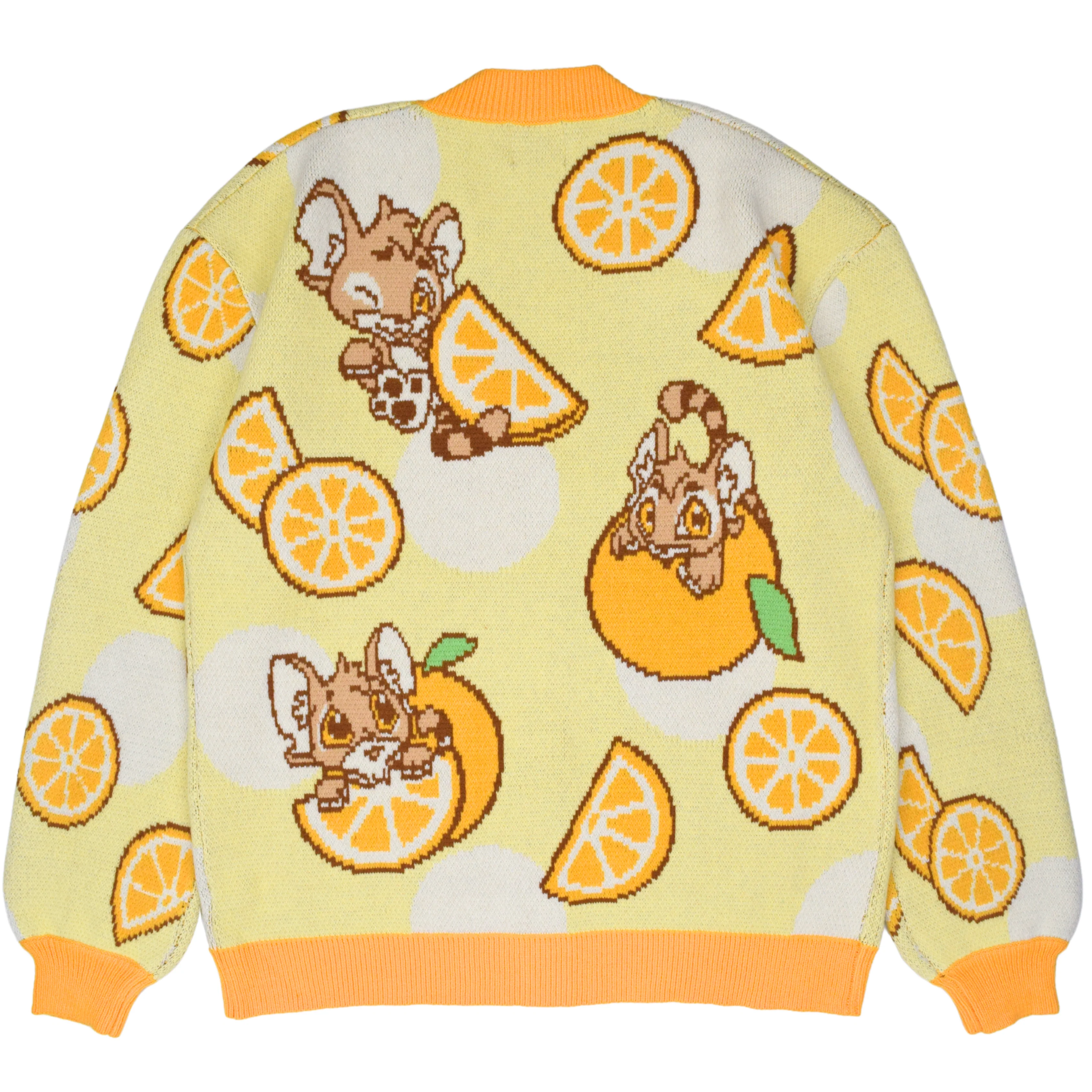 Baby Kougra Orange Cardigan - Image 2