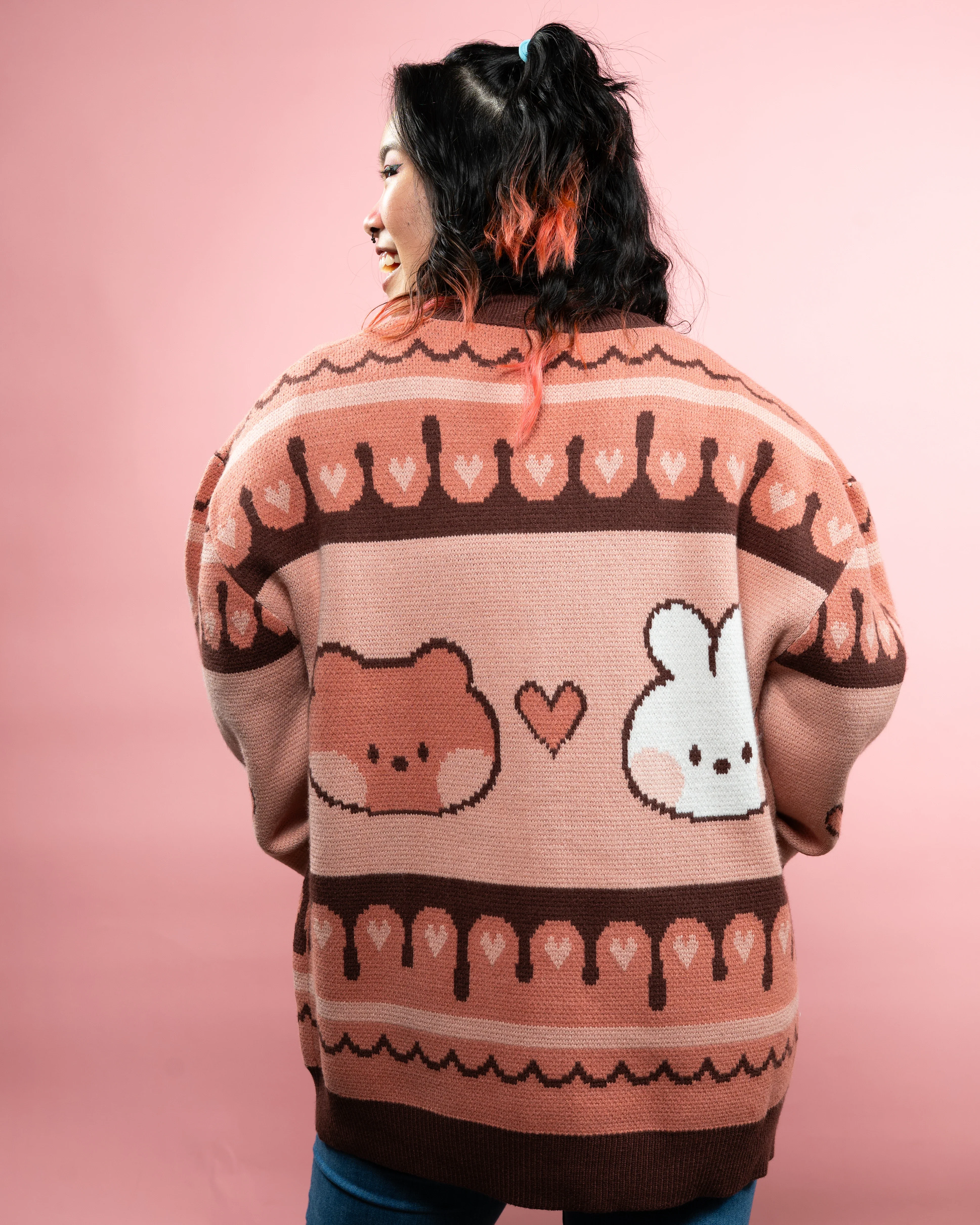 Chocolate minini Cardigan - Image 4
