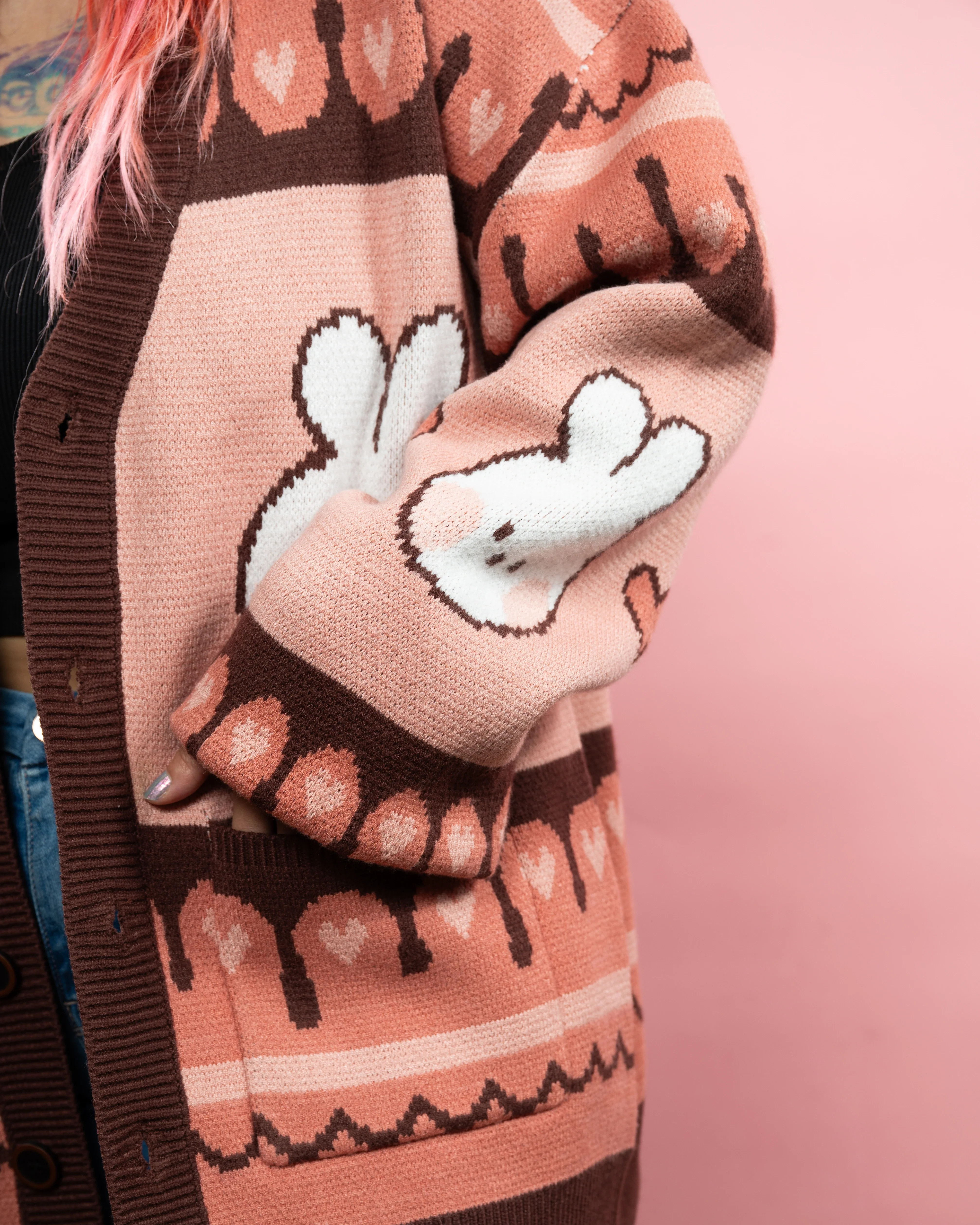 Chocolate minini Cardigan - Image 6