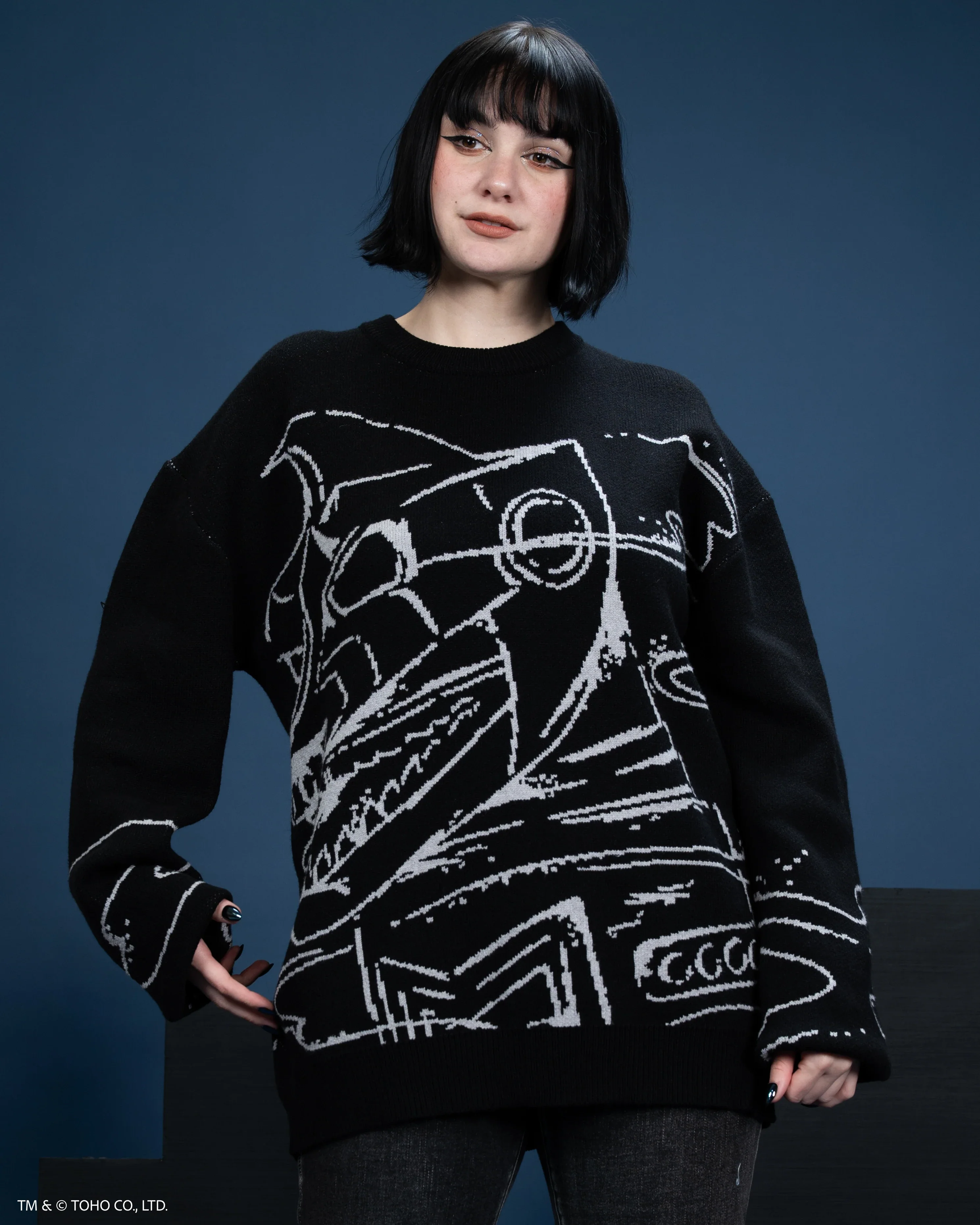 Mechagodzilla Attack Sweater [PRE-APPROVAL] - Image 3