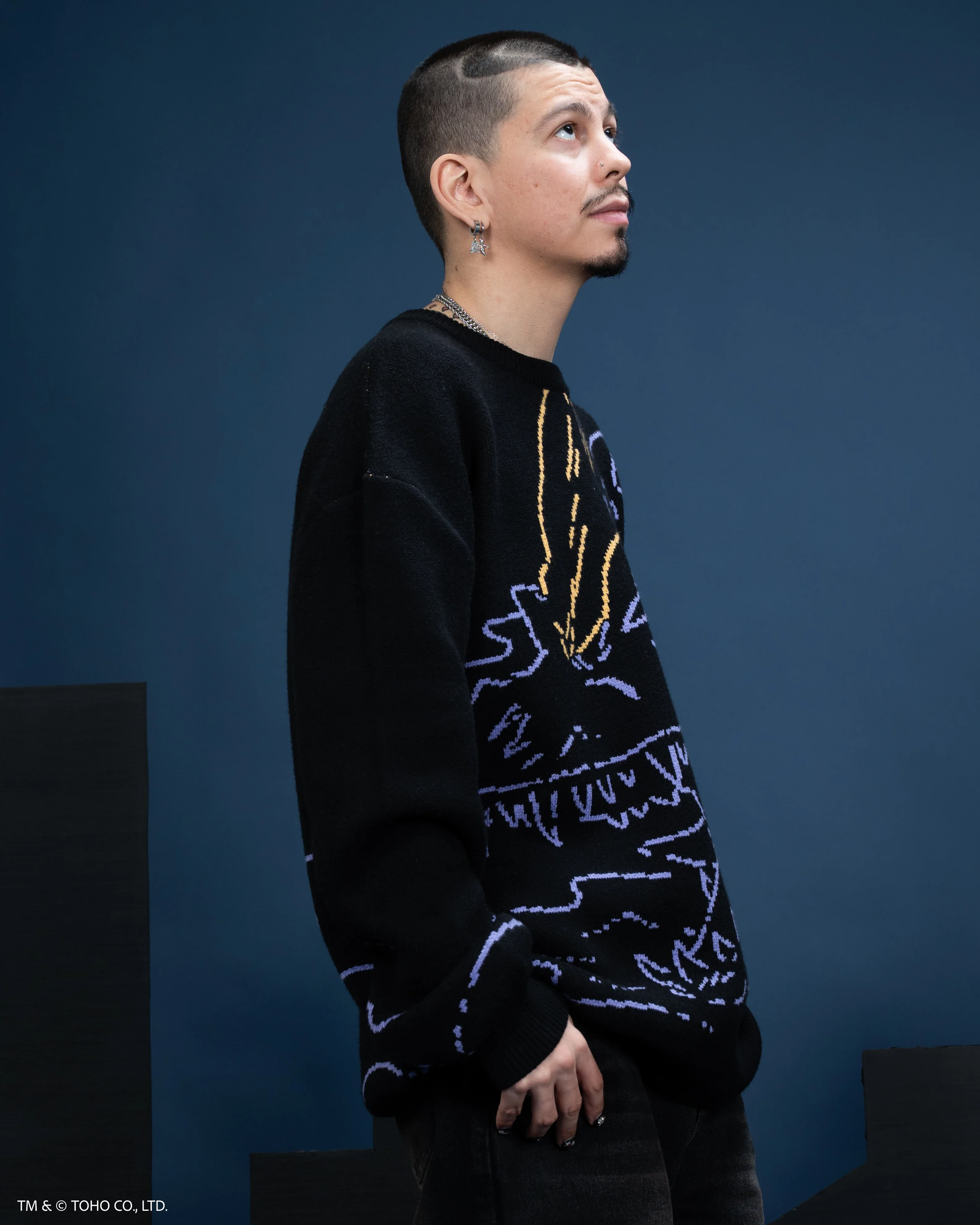 Space Godzilla Sweater [PRE-APPROVAL] - Image 10