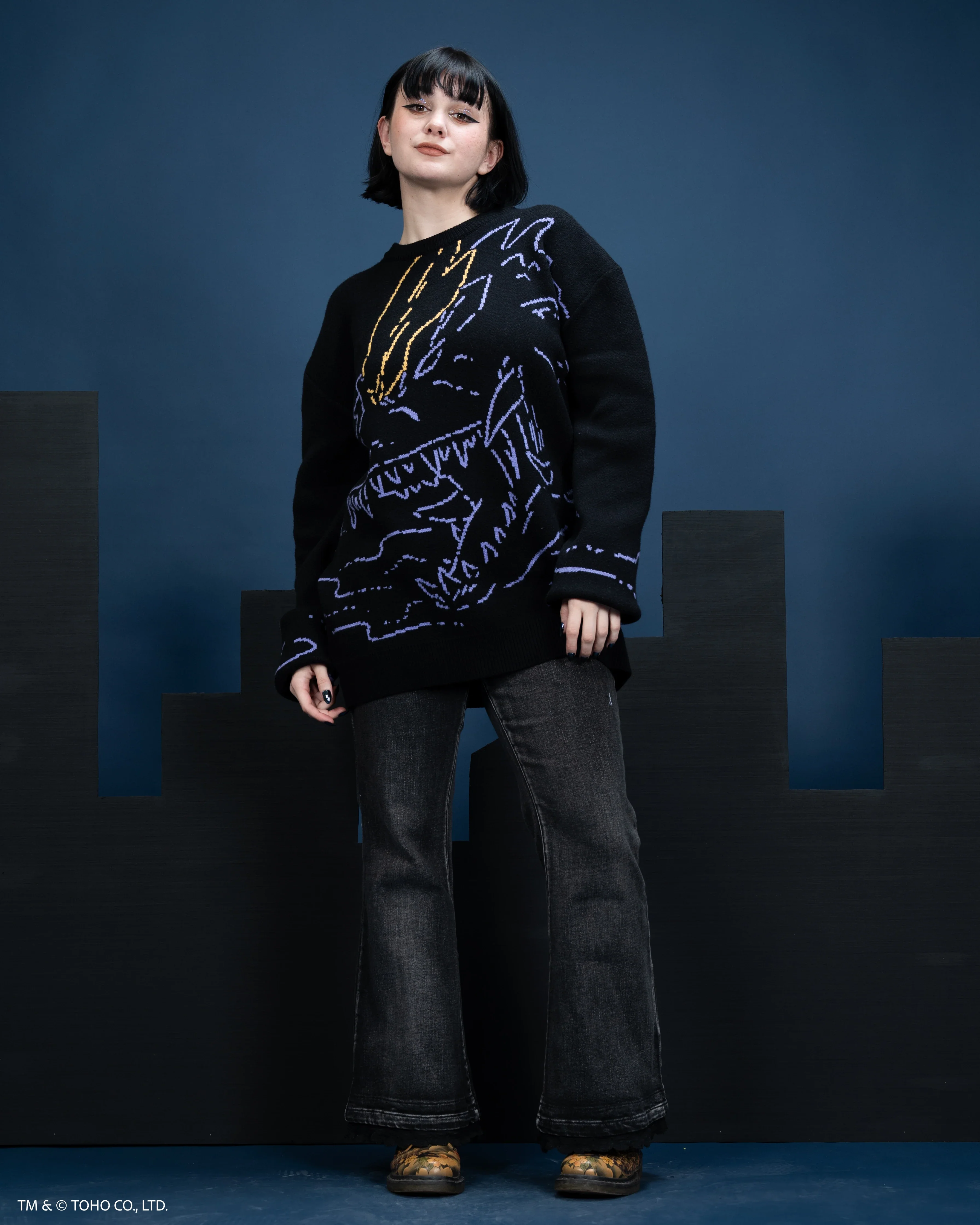 Space Godzilla Sweater [PRE-APPROVAL] - Image 3